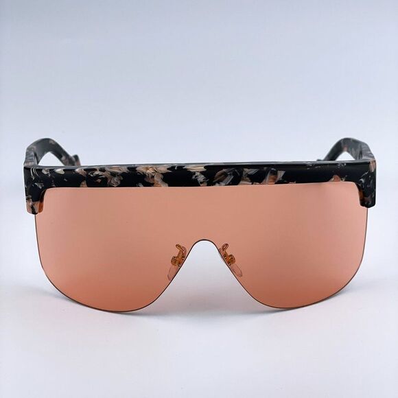 NEW Loewe LW40034U 55S Shiny Colour Havana Bordeaux Mask Shield Women Sunglasses main image 10